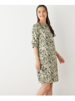 リゾートリーフワンピース/ダークグリーン(123)