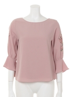 刺繍プルオーバーBL/D.ORG