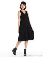 バックリボンオールインワン/ネイビー