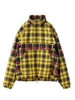 PLAID ANORAK/ブラック