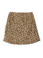 【sw】レオパード柄台形ミニスカート/ブラウン