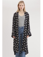 トニー花柄ガウン/GRAY×YELLOW(020)