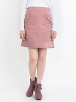 【WEB限定価格】コーデュロイ台形スカート/ピンク