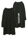BACK STENCIL LOGO DRESS/ブラック