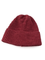 コットンウールニットキャップ/ボルドー(064)