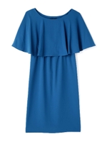 ケープジョーゼットドレス/グレー(020)