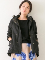 ミリタリーフードブルゾン/カーキグリーン