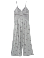 SALON by PJ/ソフトレーヨンパデットキャミオールインワン/フラワーWT