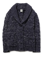 ’スフレ’アランショールカーディガン/NVY