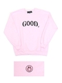 【MILKBOY】GOOD OR EVIL SWEATS/GOODライトピンク