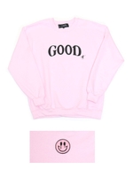 【MILKBOY】GOOD OR EVIL SWEATS/GOODライトピンク
