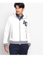 ケーブルキルトジャージフード付きアウター/オフホワイト(003)