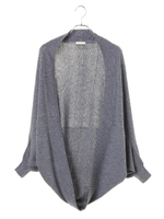 ・モモンガカーディガン/杢グレー