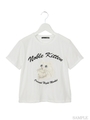 NOBLE KITTEN Tシャツ/ホワイト