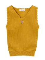 【sw】オールドローズニットタンク/マスタード