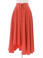 ウエストスピンドルスカート/マスタード