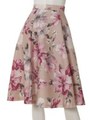 オータム大花スカート/ピンクベージュ