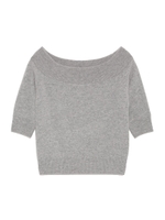 カシミヤオフショルニット/RED