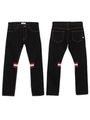 FACETASM RIB BLACK DENIM CHK-PT-U01/ブラック