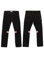 FACETASM RIB BLACK DENIM CHK-PT-U01/ブラック