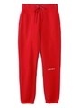 LACE-UP SWEAT PANTS/レッド