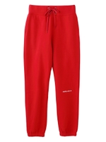LACE-UP SWEAT PANTS/レッド
