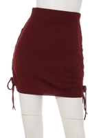 スピンドルニットSK/ワイン