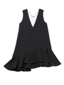 ASYMMETRIC HEM DRESS/ブラック