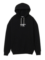 80S LOGO HOODED SWEAT/ブラック