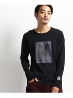 PLAYBOY/プレイボーイ別注 BUNNYロゴ 長袖Tシャツ/アイボリー(004)