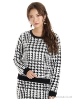 【セットアップ対応商品】フェザージャガードニット/ガラA