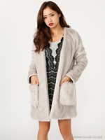 Faux FurポケットCT/L/GRY