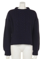 [GREED]CABLE KNIT Top/NAVY