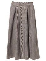 ・スキスカロングスカート/グレンチェック