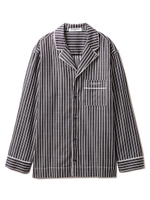 【GELATO PIQUE HOMME】ストライプシャツ/NVY