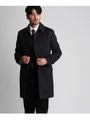 ウールカシミヤシングルステンカラーコート/ネイビー(293)
