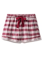 チェックパジャマショートパンツ/RED