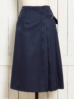 ラッププリーツスカート/ラベンダー