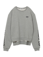 SLEEVE LOGO BIG SWEAT/アッシュ