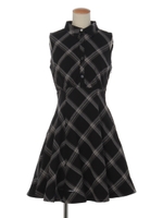 チェック柄ワンピース/オフホワイト