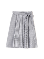 グレンチェックスカート/ブルー2(112)