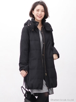 W発熱中綿2WAYロングブルゾン/グレー