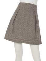 【sw】フロントタックミニスカート/PNK