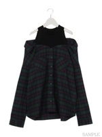 2way重ね着シャツワンピ/イエロー