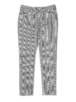 グレンチェックスキニーパンツ/ブラウン×ベージュグレンチェック1(051)