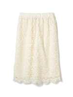 フラワーレーススカート/ネイビー(120)