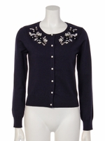 ベルベット刺繍CD/ネービーブルー