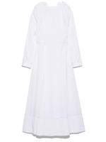 【emmi atelier】スイッチステッチシャツワンピース/WHT