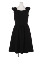 【ワンピース】３Ｄモチーフオケージョンワンピース/ブラック