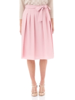 リボン付スプリングカラースカート/ピンク(090)